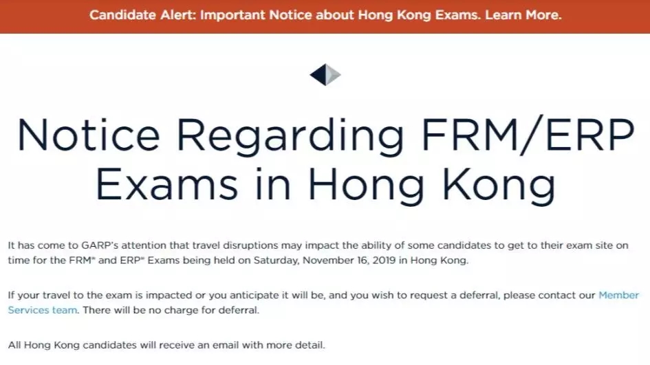 FRM协会通知