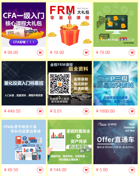 FRM金融课程
