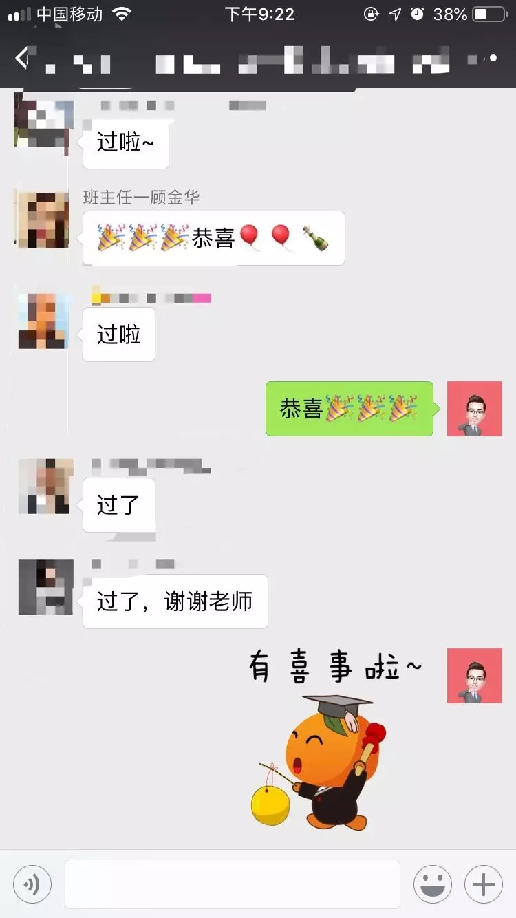 CFA成绩