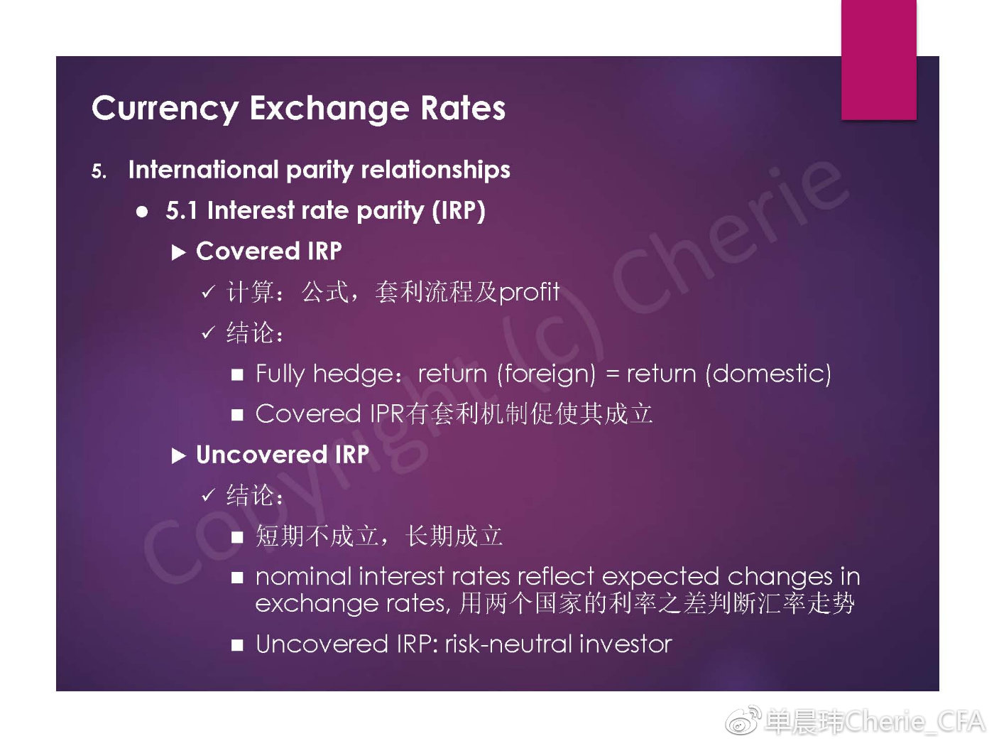 CFA二级经济学复习重点