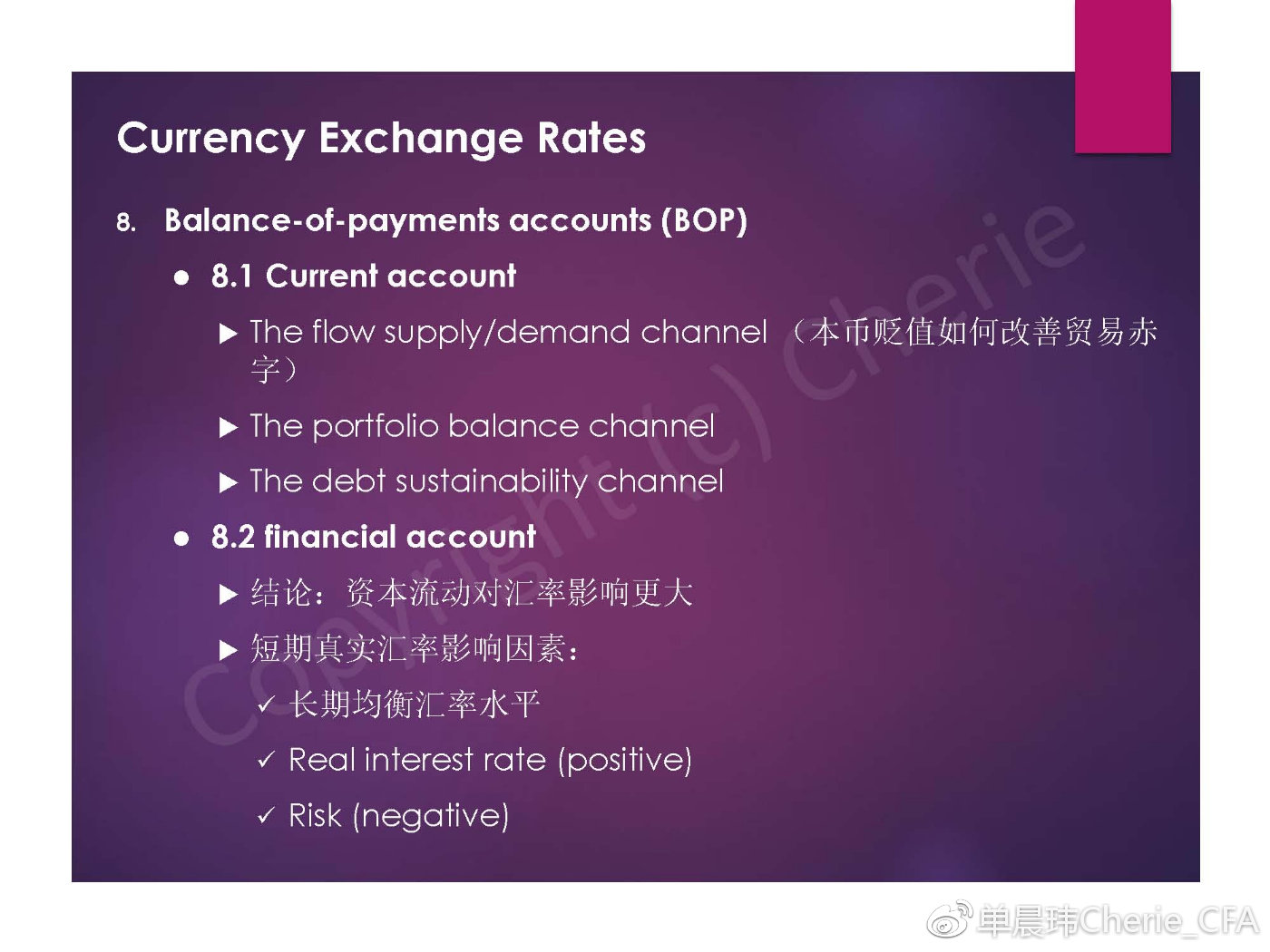 CFA二级经济学复习重点