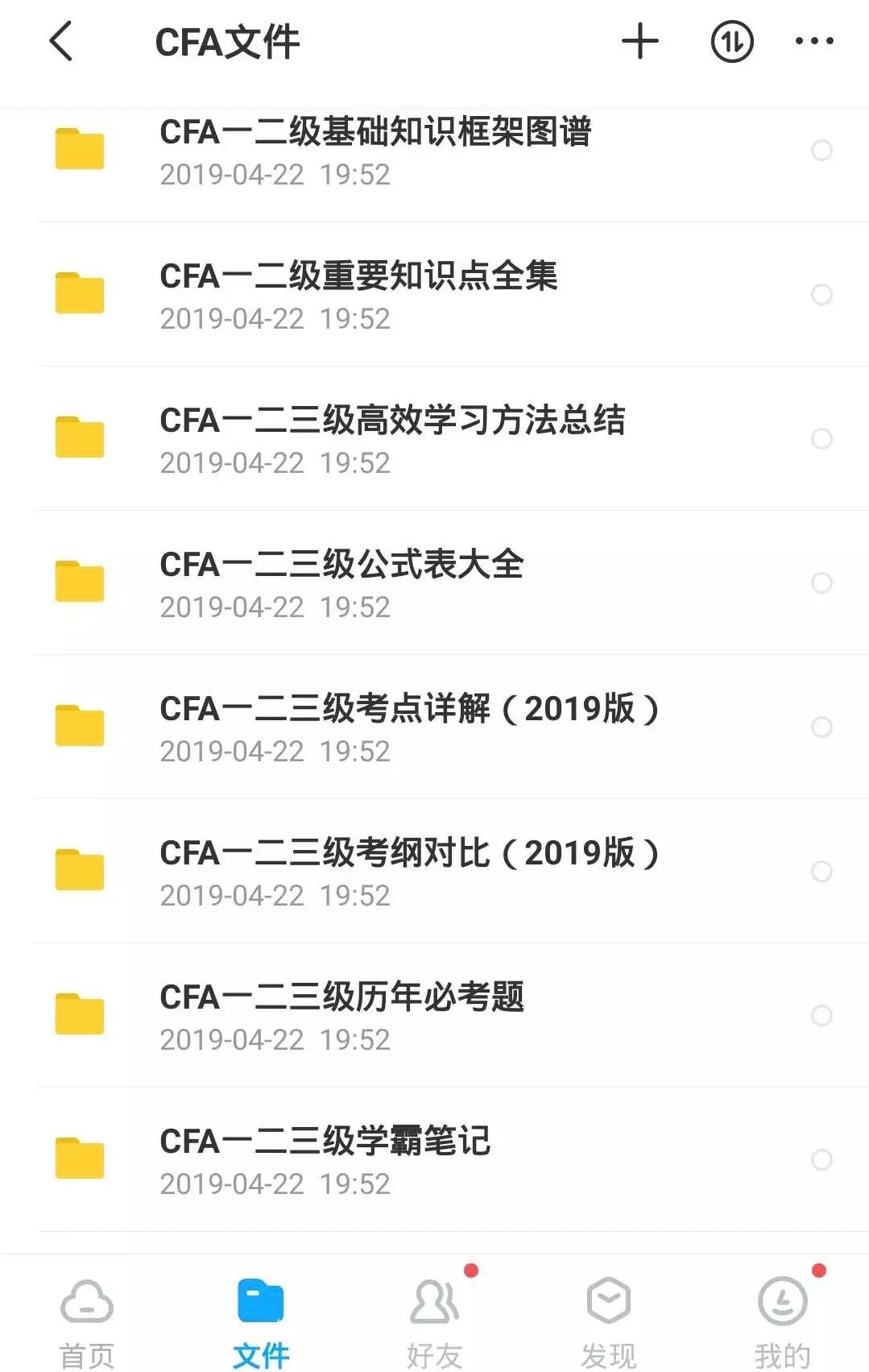 CFA考试资料