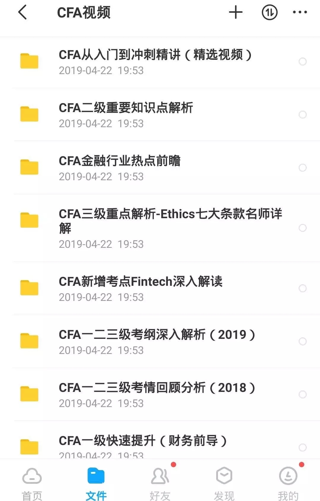 CFA考试资料