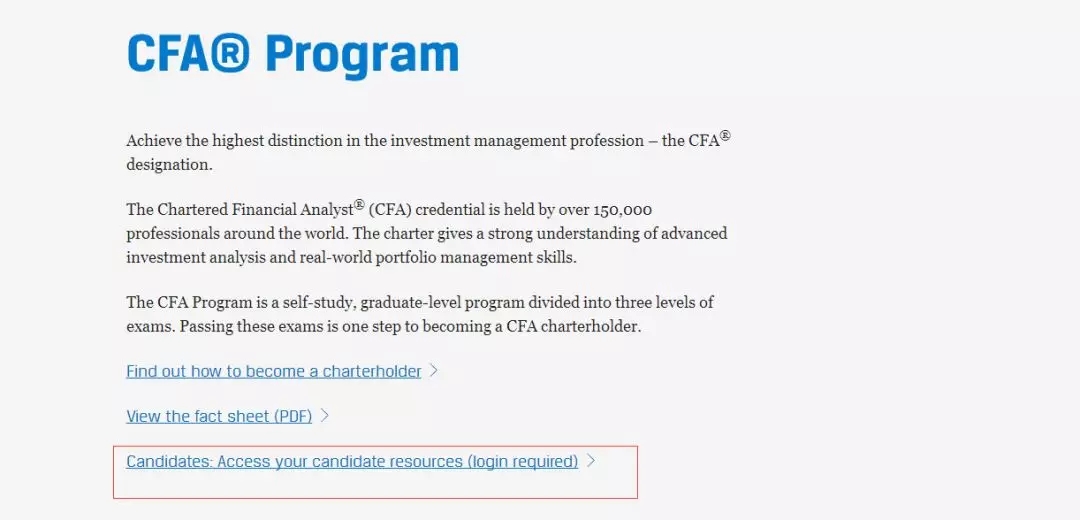 2018年6月CFA考试准考证打印,2018年6月CFA考试个人信息修改,CFA护照修改