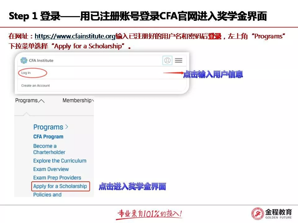 CFA奖学金