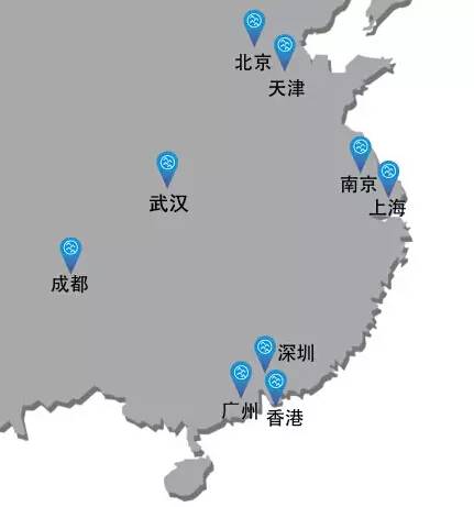 2017年6月CFA中国考场地图