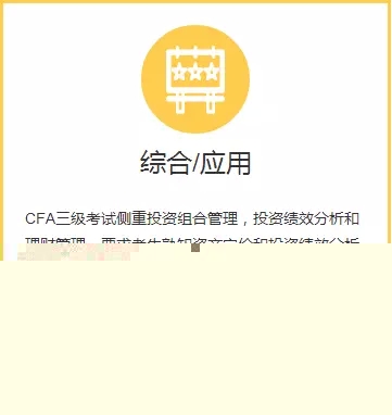 CFA知识体系
