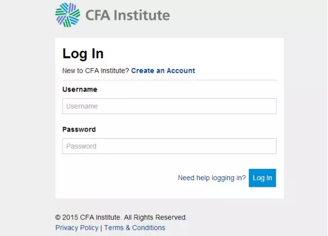 CFA准考证