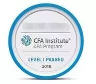 CFA一级