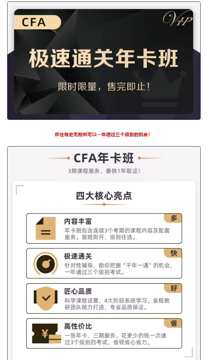 CFA備考課程